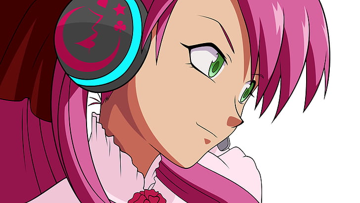 Anime, rosa Haare, HD-Hintergrundbild