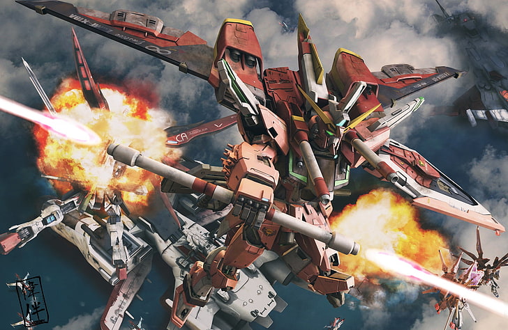 Mech, Gundam, Roboter, HD-Hintergrundbild