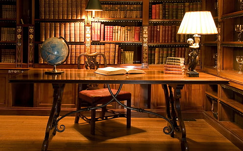 หนังสือห้องสมุดโต๊ะชั้นวางหนังสือโบราณ 2560x1600 เครื่องบินโบราณศิลปะ HD หนังสือห้องสมุด, วอลล์เปเปอร์ HD HD wallpaper