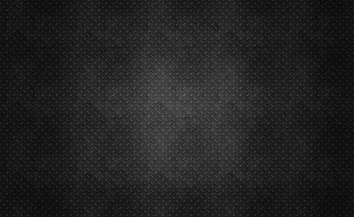Sfondo nero Metallo, carta da parati con pannelli placcati diamante nero, Aero, Nero, sfondo nero, minimalismo, trama, metallo, Sfondo HD HD wallpaper