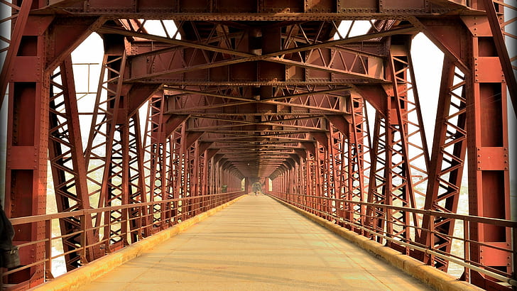 bridge, Pakistan, HD wallpaper