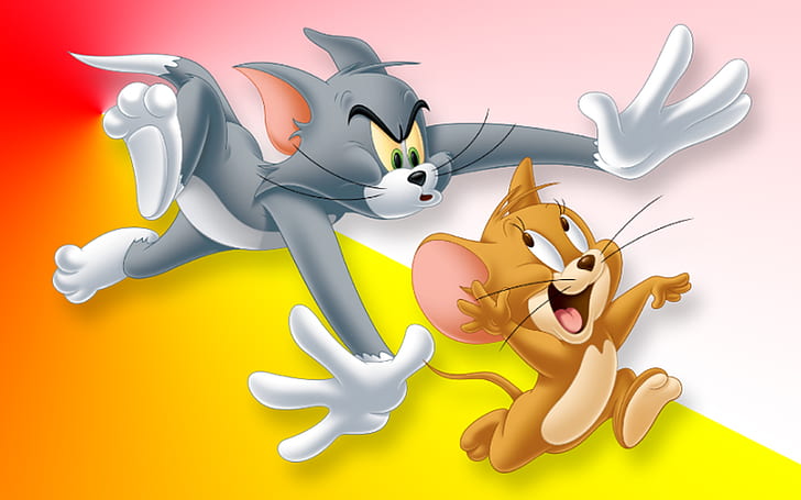 Tom And Jerry Heroes Cartoons Desktop Hd Wallpaper For Mobile Phones Tablet and Pc 1920 × 1200, HD tapet