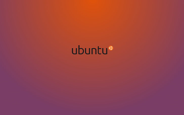 background, minimalism, linux, ubuntu, Purple, HD wallpaper