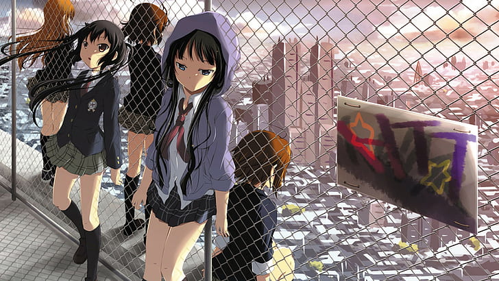 gadis anime, K-ON!, Wallpaper HD
