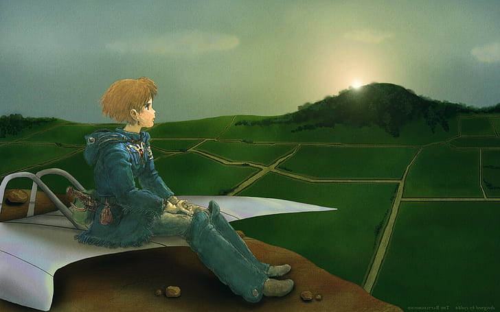 nausica nausicaa do vale do vento hayao miyazaki, HD papel de parede
