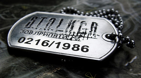 Stalker Call Of Pripyat, silver Stalker dog tag pendant necklace, Games, S.T.A.L.K.E.R., Stalker, Call Of Pripyat, HD wallpaper HD wallpaper