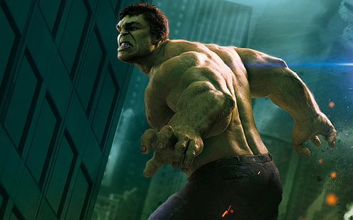 Hulk in The Avengers, avengers, hulk, HD wallpaper HD wallpaper