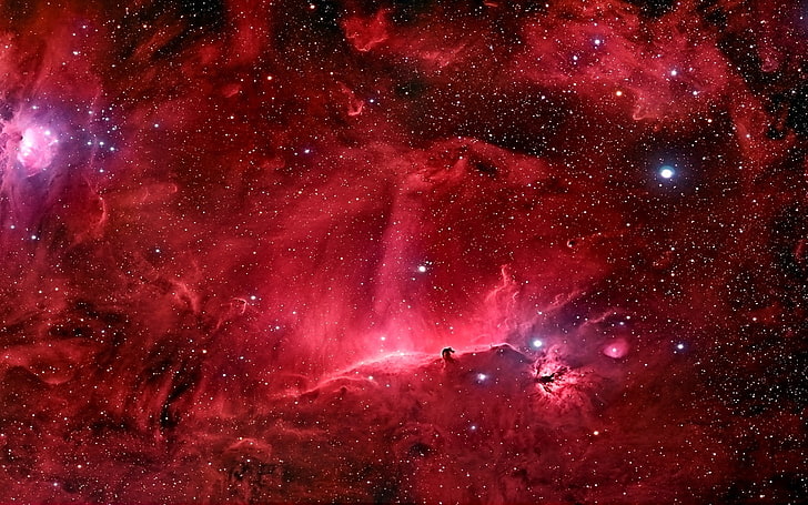 Nebulosa de cabeça de cavalo, nebulosa, espaço, estrelas, HD papel de parede