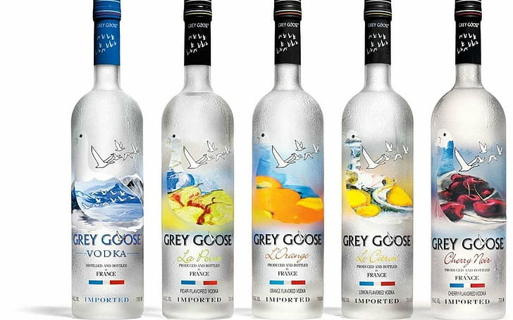 alcohol, goose, grey, vodka, HD wallpaper