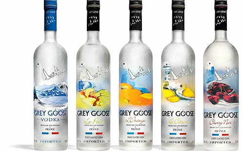 alcohol, goose, grey, vodka, HD wallpaper HD wallpaper