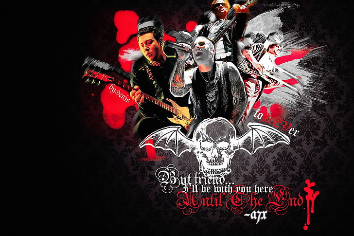 Avenged Sevenfold band poster, Band (Música), Avenged Sevenfold, Fondo de pantalla HD