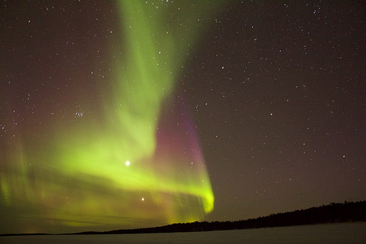 aurora borealis 4k tapetdator, HD tapet