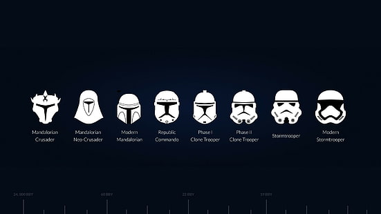 Star Wars helmets illustratin, Star Wars, HD wallpaper HD wallpaper