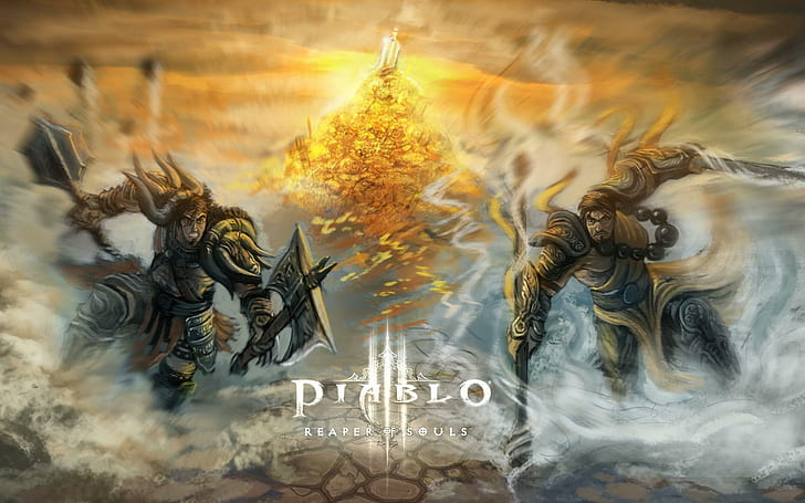 Diablo 3, Diablo III Жнец душ, Жнец душ, варвар, монах, Diablo 3, Diablo III Жнец душ, Жнец душ, варвар, монах, HD обои