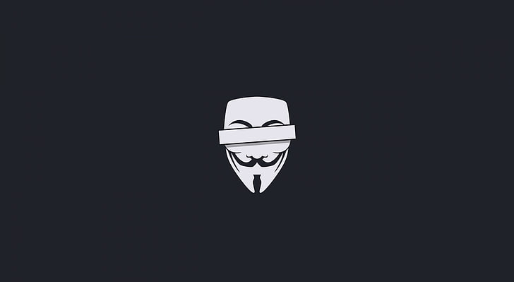 Anonymous, Guy Faux logo, Computers, Web, HD wallpaper