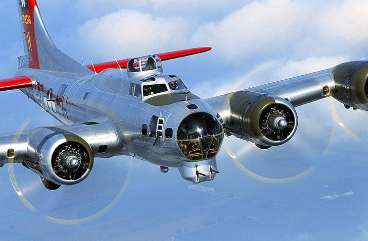 Bomber, Boeing B-17 Flying Fortress, Flugzeuge, Boeing, HD-Hintergrundbild