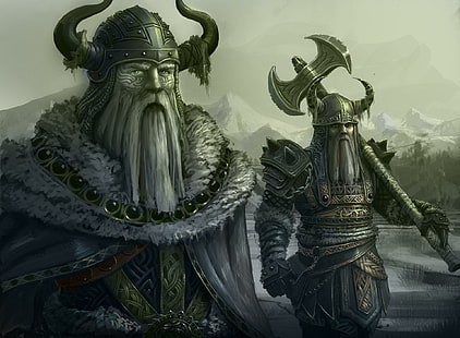Vikings, cartaz do cavaleiro do homem, celtas, norte, gálico, cruz celta, elfos, natureza, nórdica, paganismo, bárbaro, mito, floresta, celta, HD papel de parede HD wallpaper