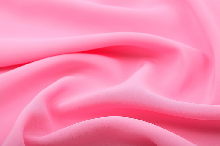 pink textile, pink, texture, fabric, folds, light, HD wallpaper