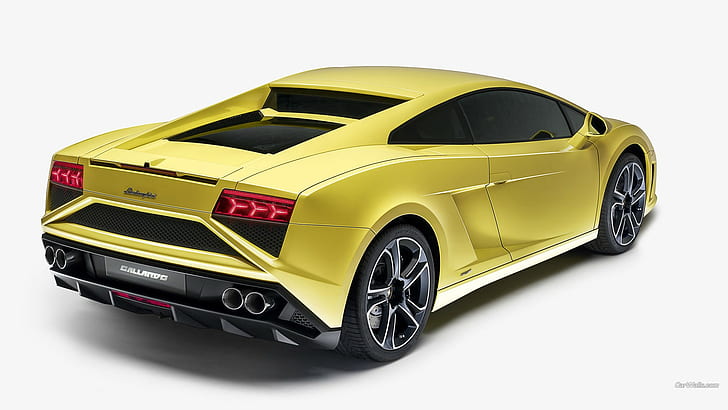 Lamborghini Gallardo, รถสีเหลือง, Lamborghini, รถยนต์, ยานพาหนะ, Super Car, วอลล์เปเปอร์ HD