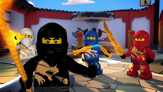 Lego, Lego Ninjago: Mästare av Spinjitzu, HD tapet HD wallpaper
