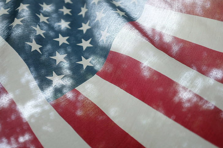 bendera, AS, bendera Amerika, Bintang dan Garis-garis, Wallpaper HD