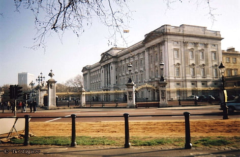 Бъкингамският дворец, Англия, Лондон, Обединеното кралство, HD тапет HD wallpaper