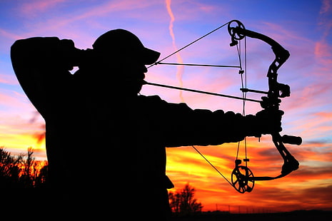 Bogenschütze, Bogenschießen, Bogen, Jagd, HD-Hintergrundbild HD wallpaper