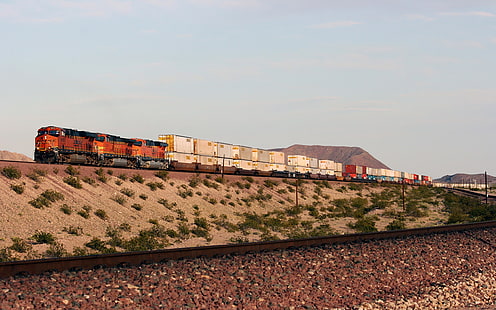 train, freight train, diesel locomotive, HD wallpaper HD wallpaper