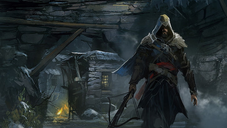 Assassin's Creed wallpapear, Assassin's Creed: Revelations, fantasy art, video games, HD wallpaper