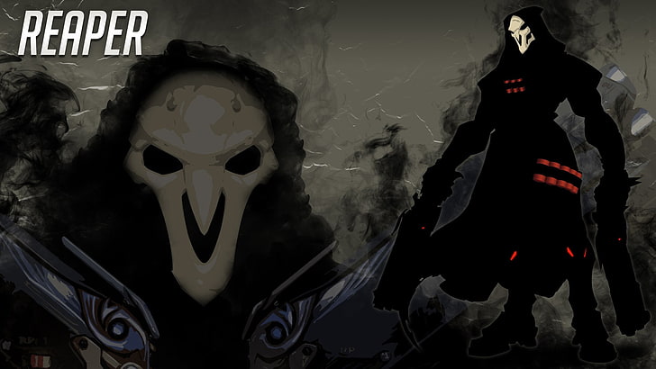 Reaper digital wallpaper, Video Game, Overwatch, Dark, Reaper (Overwatch),  HD wallpaper | Wallpaperbetter