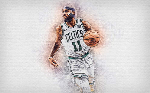 Basketball, Kyrie Irving, Boston Celtics, NBA, HD-Hintergrundbild HD wallpaper