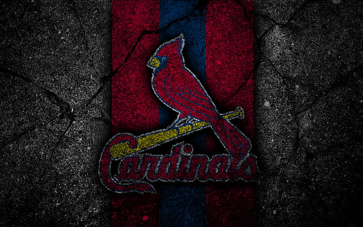 Baseball, Cardinali St. Louis, Logo, MLB, Sfondo HD