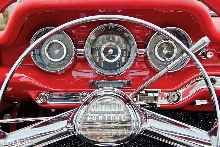 1959, каталина, кабриолет, интериор, понтиак, ретро, HD тапет