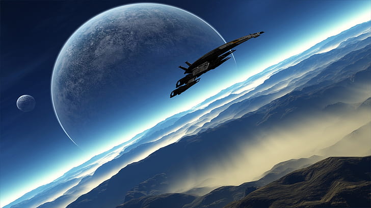 Mass Effect, Mass Effect 2, Normandia SR-2, Tapety HD