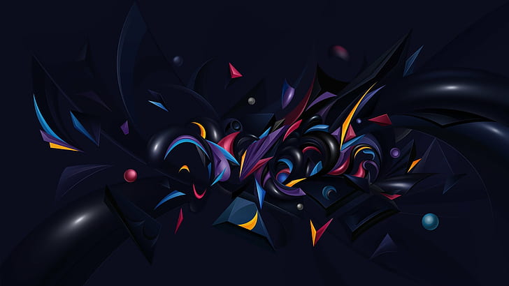 2560x1440 px, abstract, Chaos, HD wallpaper