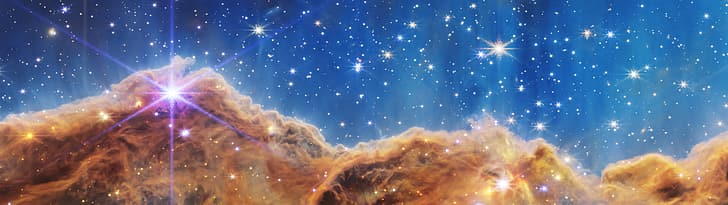 espaço, Telescópio Espacial James Webb, nebulosa, Nebulosa Carina, NASA, HD papel de parede