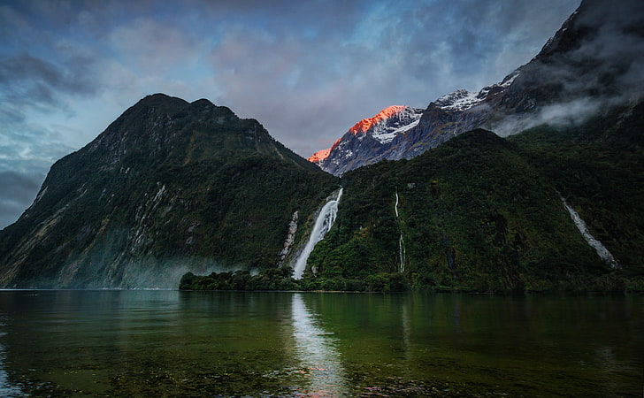 Bowen Falls, ภูเขาไฟและทะเลสาบ, โอเชียเนีย, นิวซีแลนด์, Sound, Zealand, มิลฟอร์ด, นิวซีแลนด์, มิลฟอร์ดซาวน์, เจมส์ทาวน์, ทางใต้, เขตทางใต้, วอลล์เปเปอร์ HD