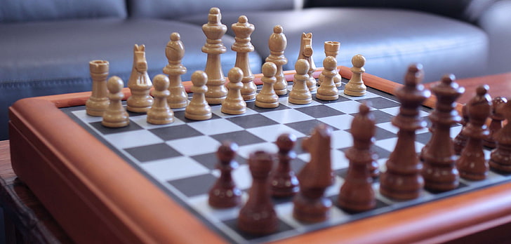 bishop, board game, checkers, checkmate, chess, chessboard, competition, fun, game, games, king, pawn, pieces, queen, recal media, strategic, strategy, strategy game, winner, winning, HD wallpaper