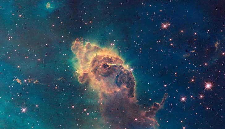 Hubble, Nebula, The Milky Way, Carina Nebula, HD wallpaper