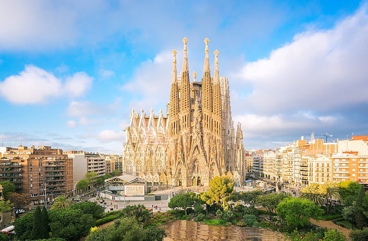 Basiliques, Sagrada Família, Fond d'écran HD