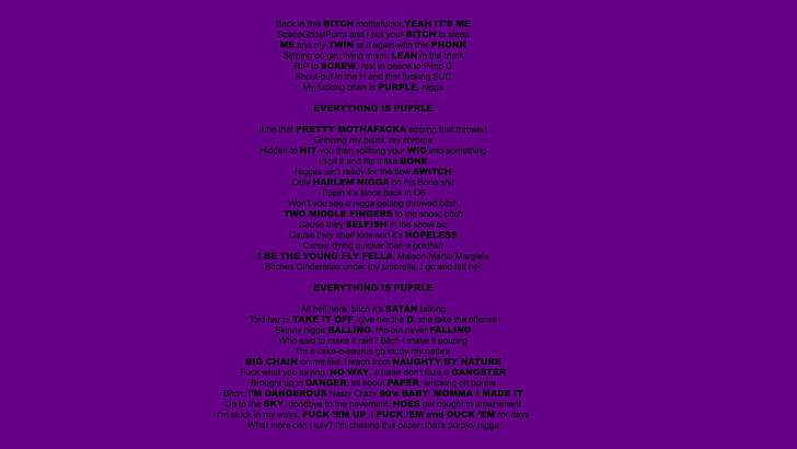 poetry, purple, HD wallpaper