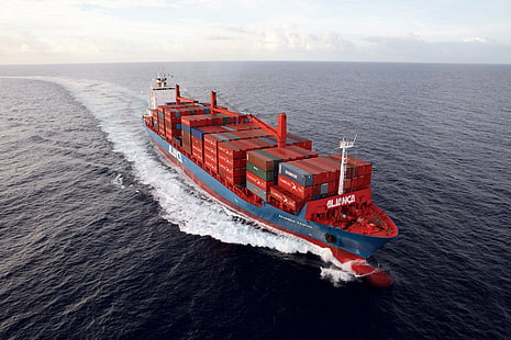 Fahrzeuge, Containerschiff, Schiff, HD-Hintergrundbild HD wallpaper