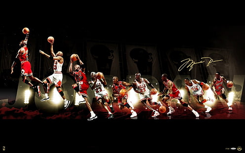 NBA 트레이딩 카드, 농구, 마이클 조던, HD 배경 화면 HD wallpaper
