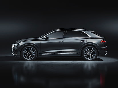 Audi, Audi Q8, Auto, Luxusauto, SUV, Silber Auto, Fahrzeug, HD-Hintergrundbild HD wallpaper
