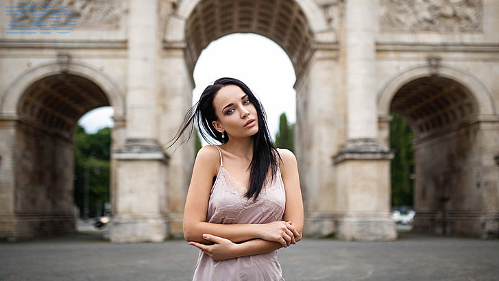 Angelina Petrova, Model, Frauen, Augen, HD-Hintergrundbild