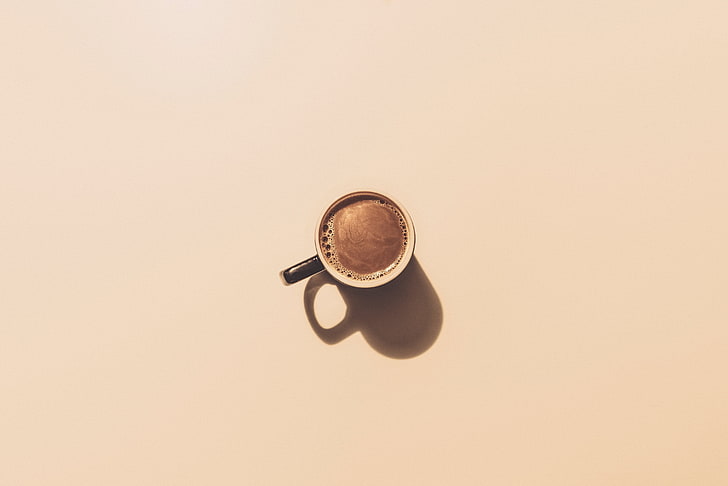 cangkir cokelat, kopi, Wallpaper HD