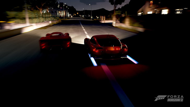 Forza Horizon 2, bil, superbilar, blå lågor, TVR, videospel, HD tapet