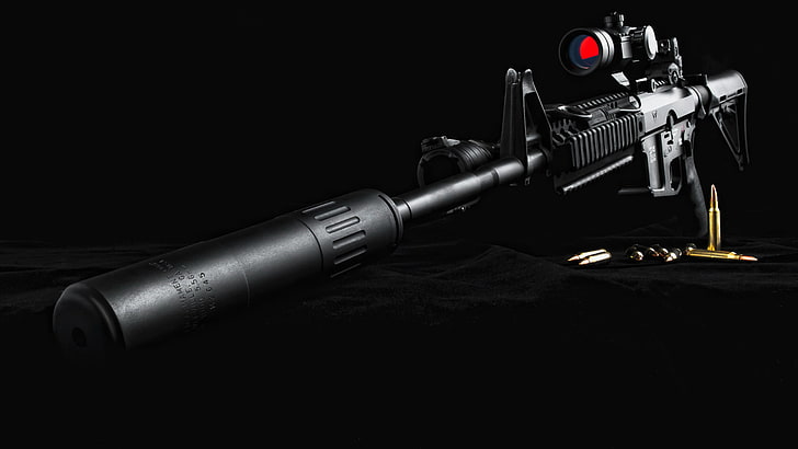 ammo, ammunition, bullet, guns, military, rifle, scope, sniper, weapons, HD wallpaper