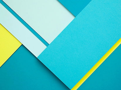 กระดานไม้สีน้ำเงินและสีเหลืองนามธรรมเส้นศิลปะดิจิตอล, วอลล์เปเปอร์ HD HD wallpaper