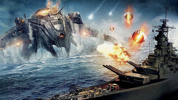 Movie, Battleship, Battleship (Movie), Warship, HD wallpaper